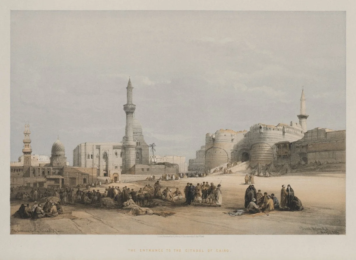 Egypt and Nubia, Volume III: The Entrance to the Citadel of Cairo, detail