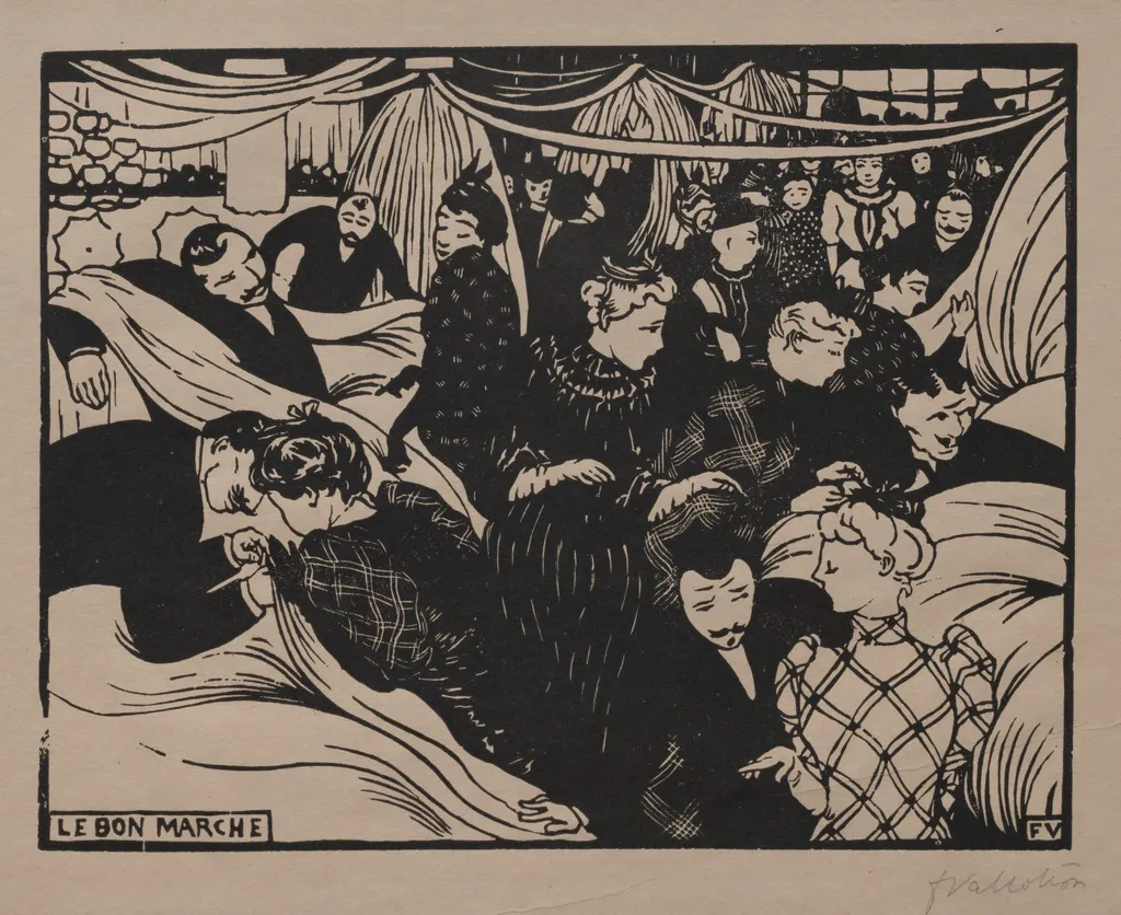 Bon Marché, by Félix Vallotton, 1893
