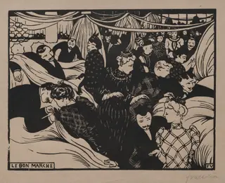 Bon Marché, by Félix Vallotton, 1893