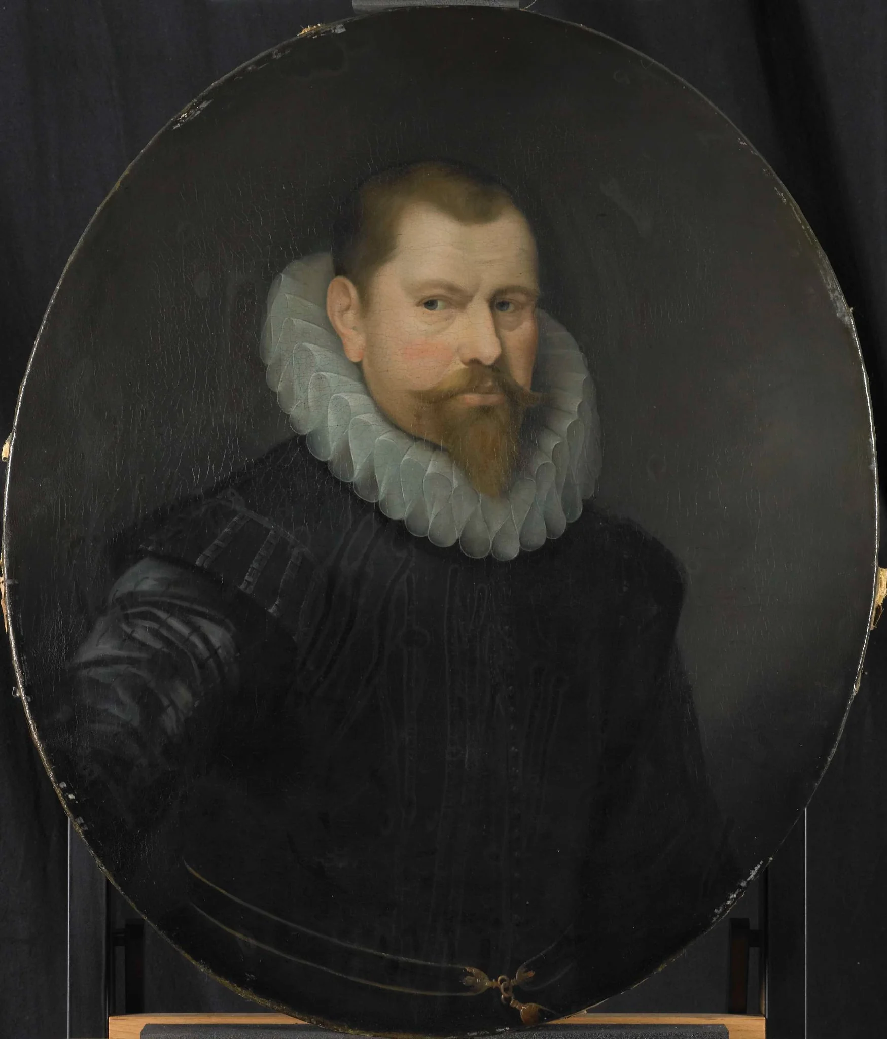 Portrait of Cornelis Matelieff the Younger, Director of the Rotterdam Chamber of the Dutch East India Company, elected 1602, detail