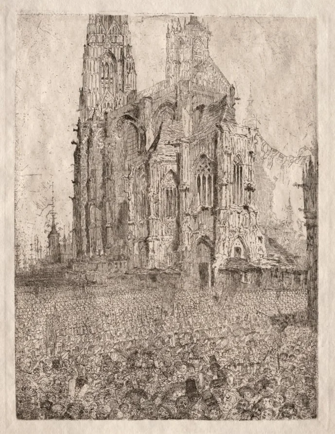 The Cathedral, detail