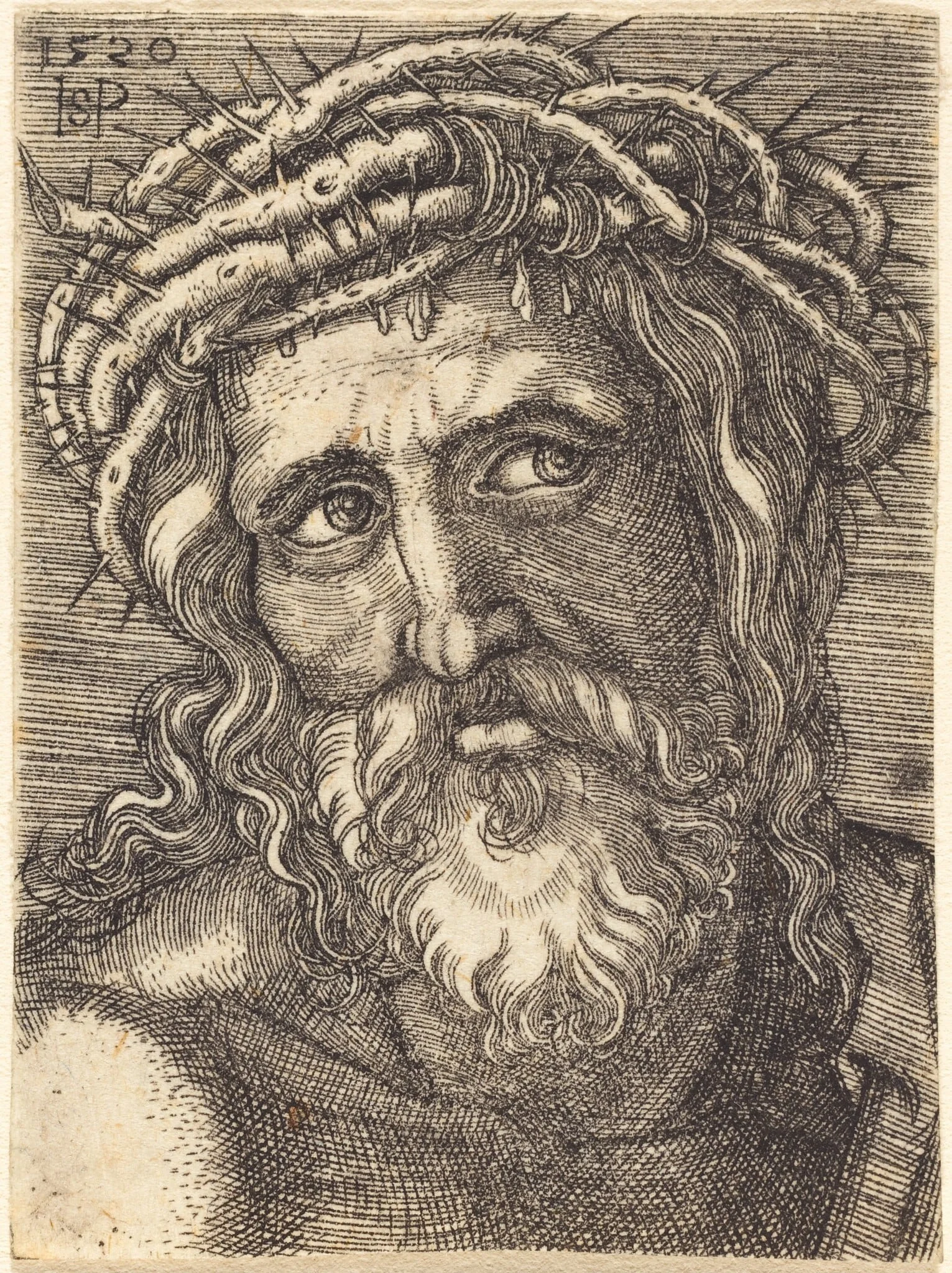 Head of Christ, detail