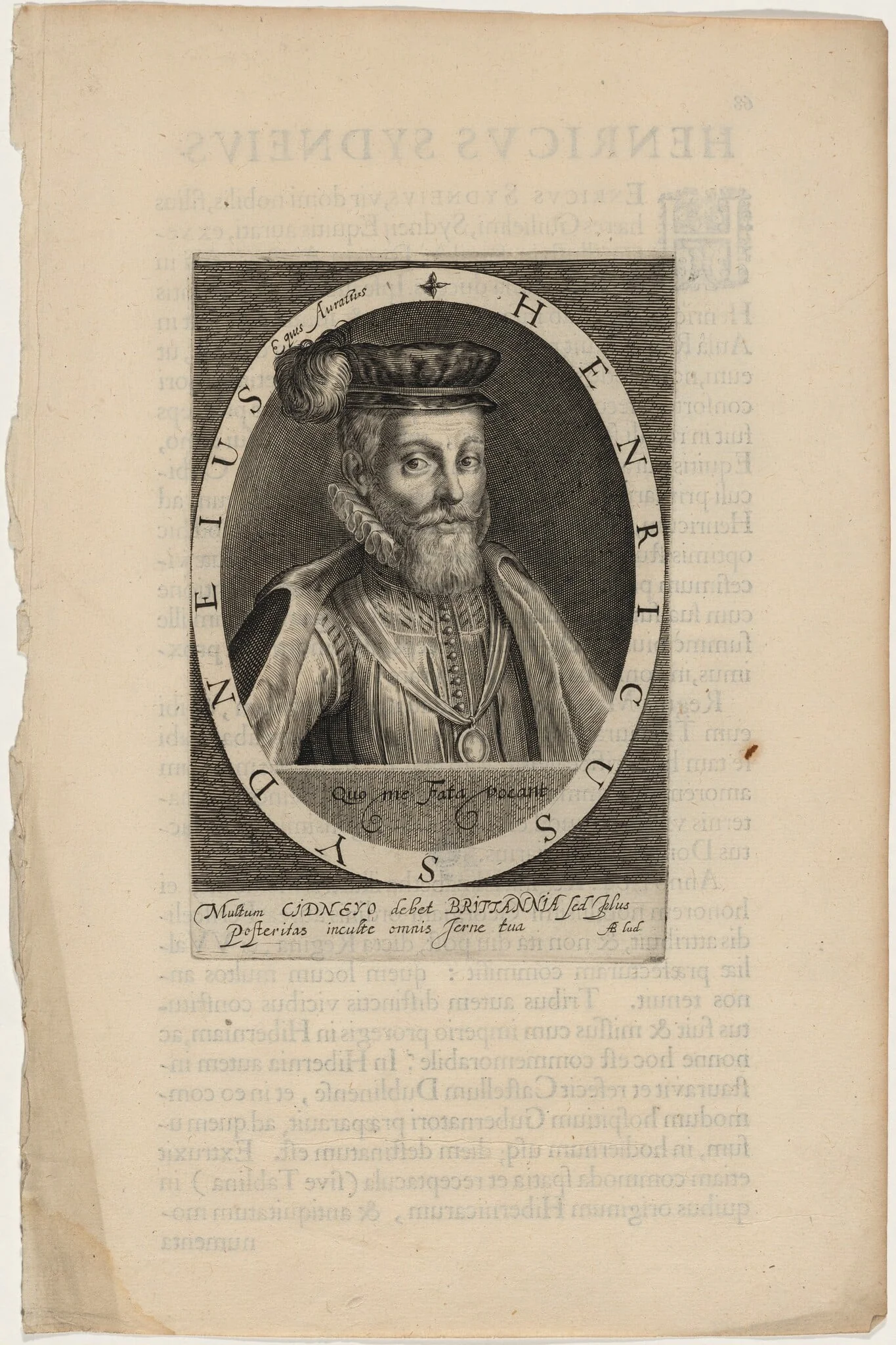 Sir Henry Sidney, Lord Deputy of Ireland, detail