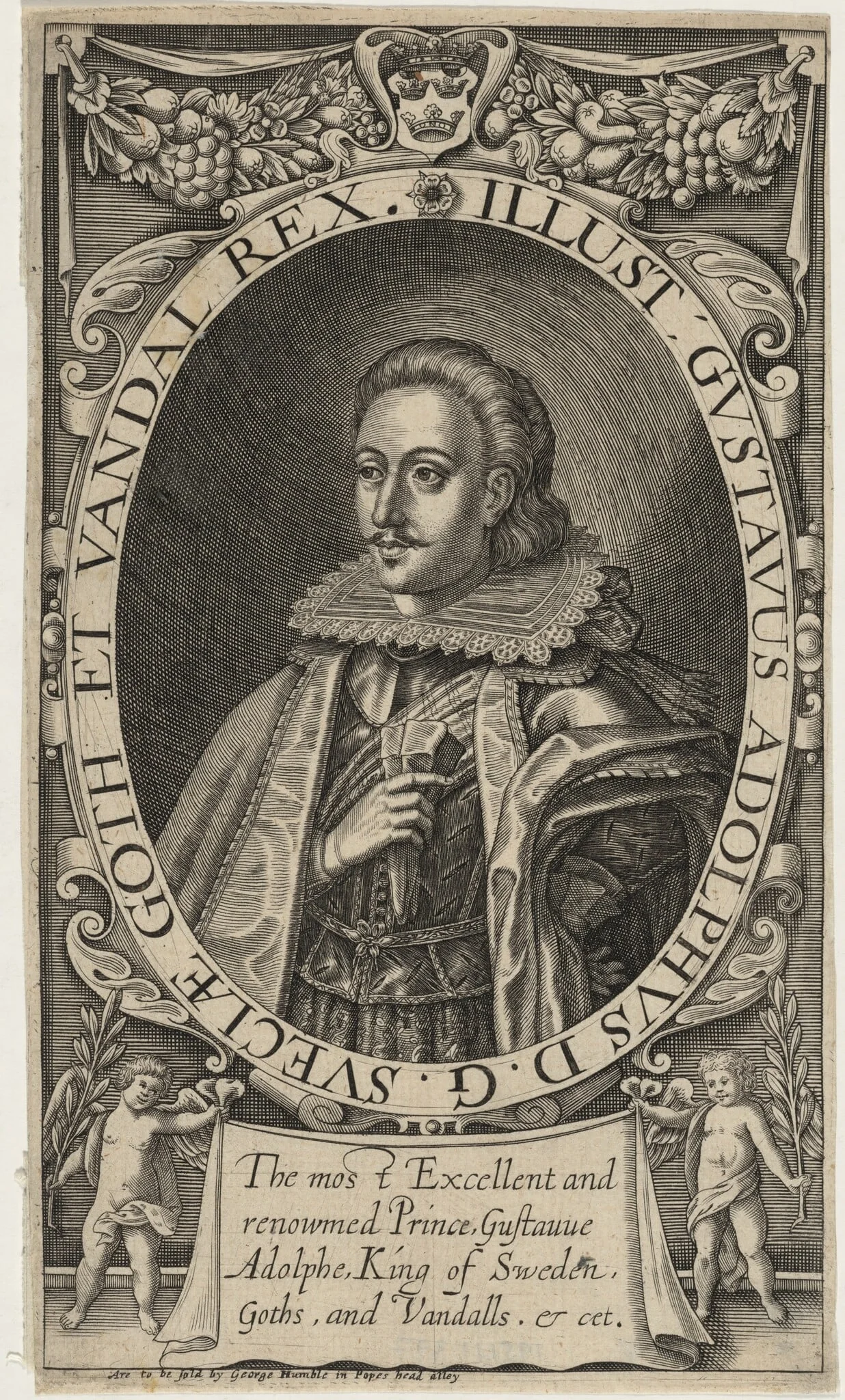 Gustavus Adolphus, King of Sweden, detail