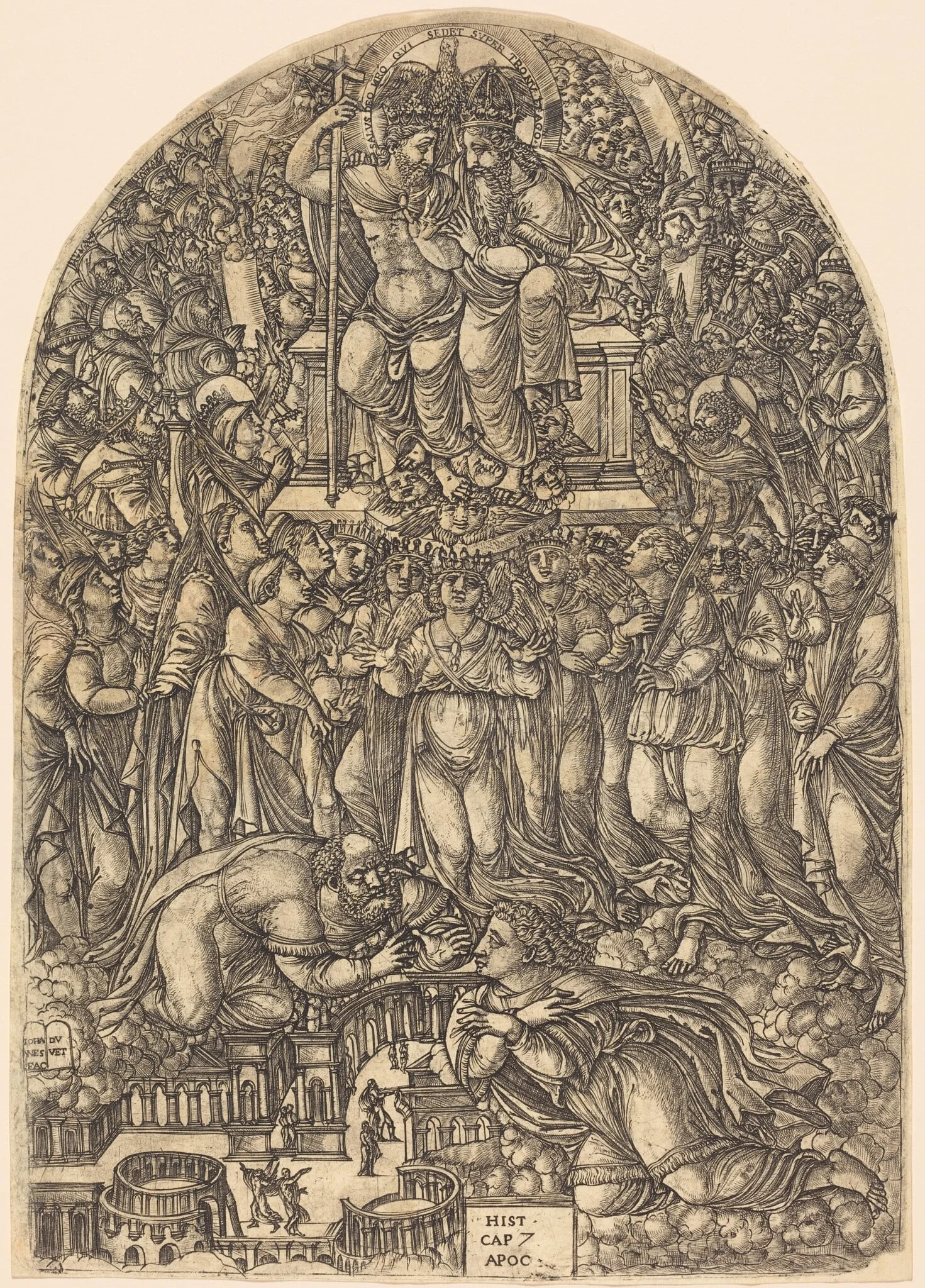 The Multitude Which Stands before the Throne, detail