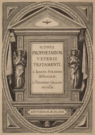 Title Page, by Theodor Galle, ink, 1613