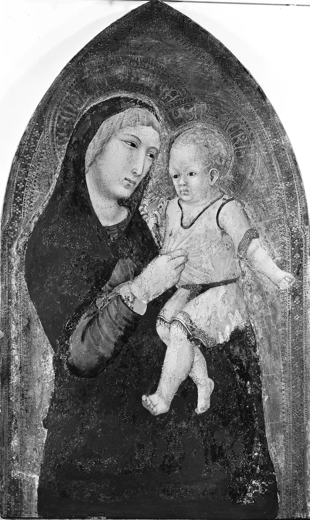 Madonna and Child, by Ambrogio Lorenzetti, tempera, 1333