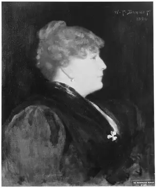 Margarette A. Jones, by William Turner Dannat, oil, 1898