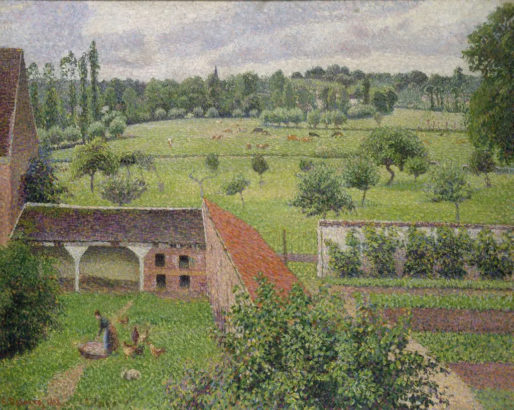 View from my Window, by Camille Pissarro, oil, 1894