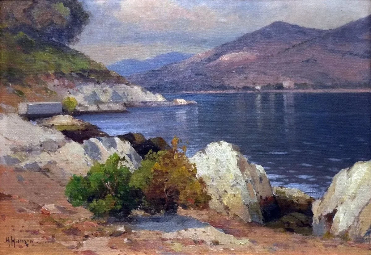 Peisaj, detail