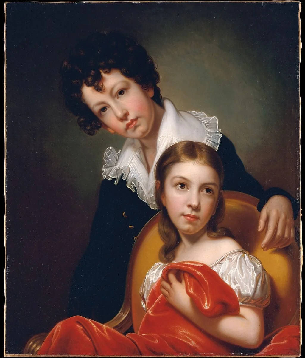 Michael Angelo and Emma Clara Peale, detail