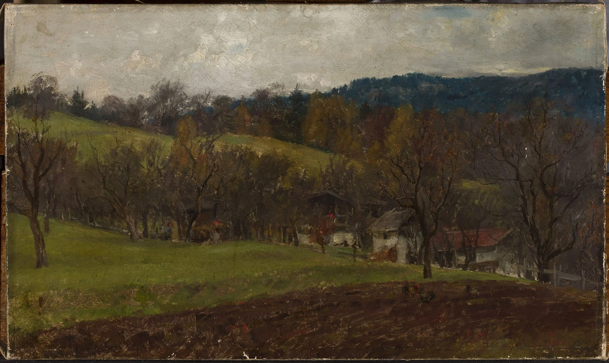 Autumn landscape, detail
