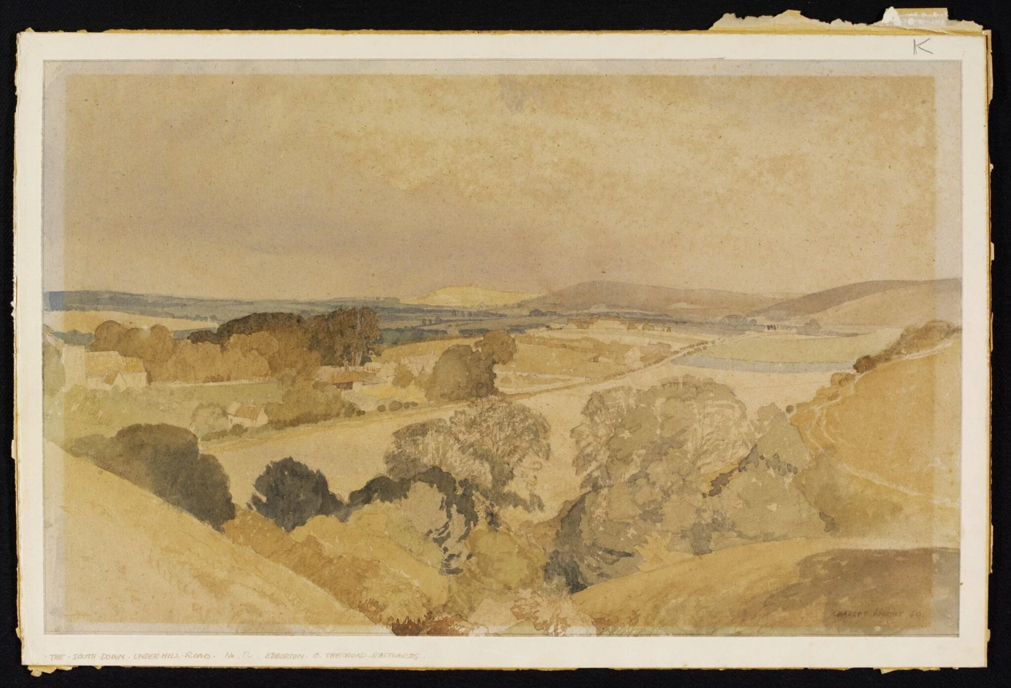 The Southdown, Underhill Road; Edburton, and the Road Eastwards, detail