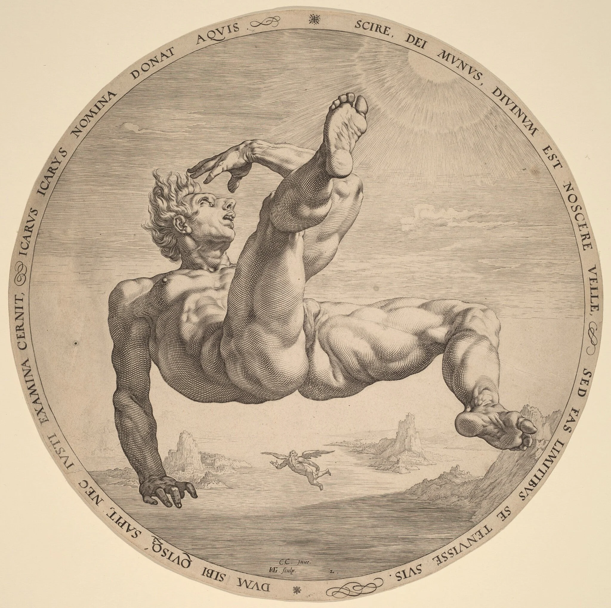 Icarus, detail