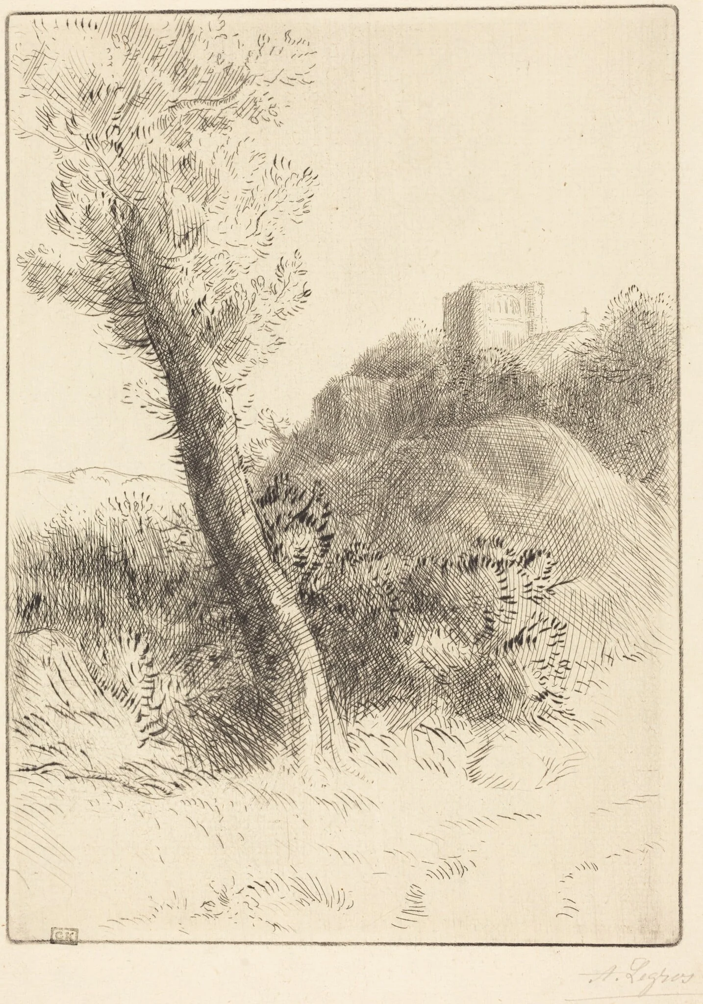 Landscape (Paysage), detail