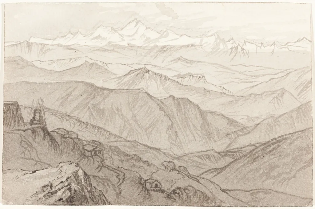 Mount Kinchinjunga (All Things Fair), by Edward Lear, 1874