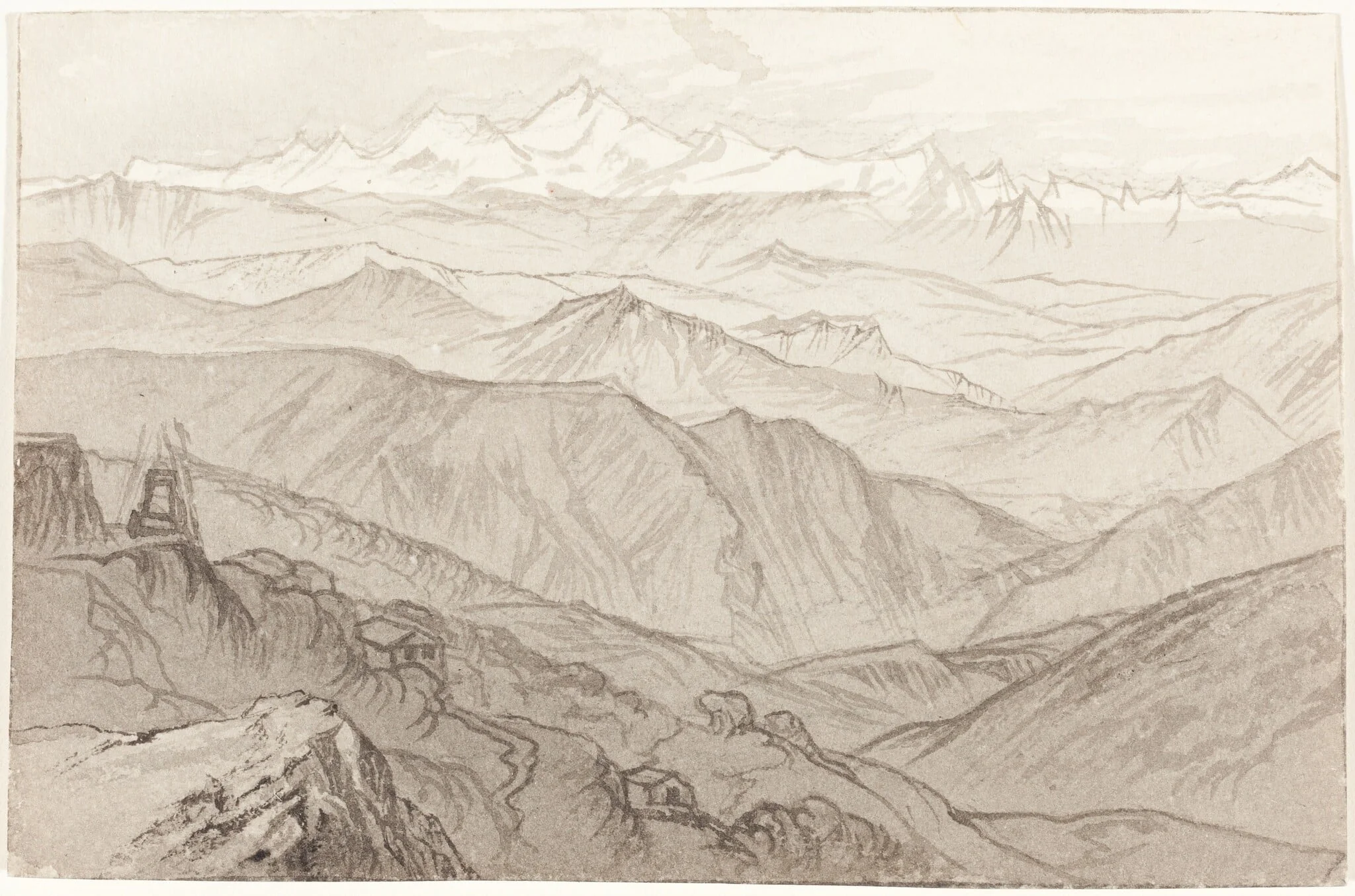 Mount Kinchinjunga (All Things Fair), detail