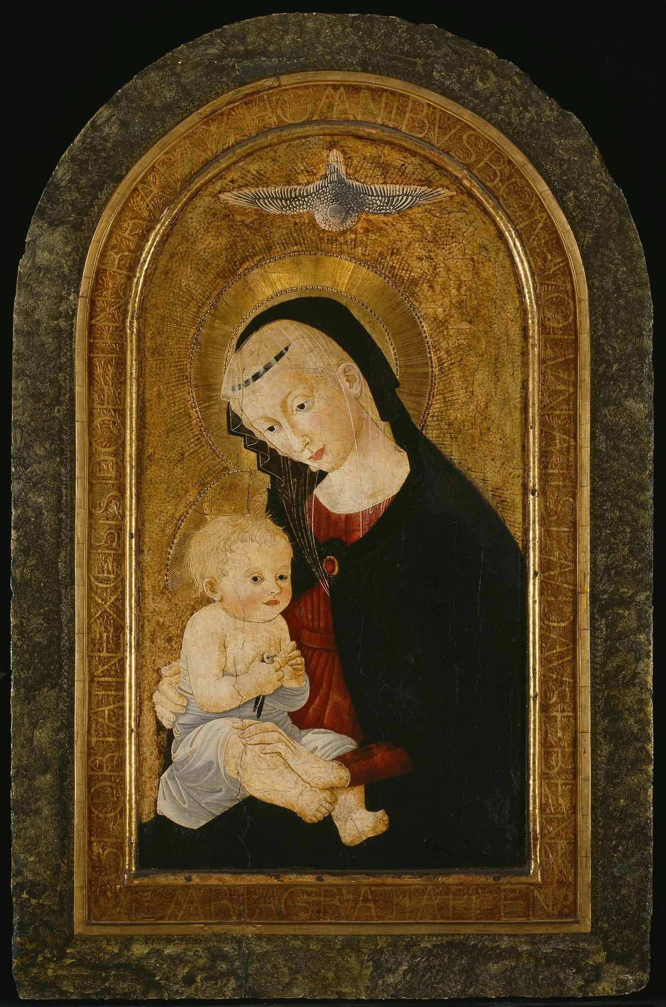 Virgin and Child, detail