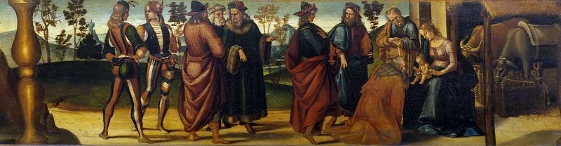 Adoration of the Magi, detail