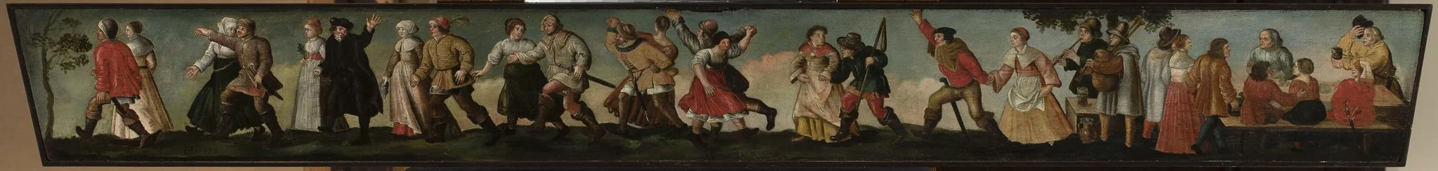 Processing of dancing pairs, detail