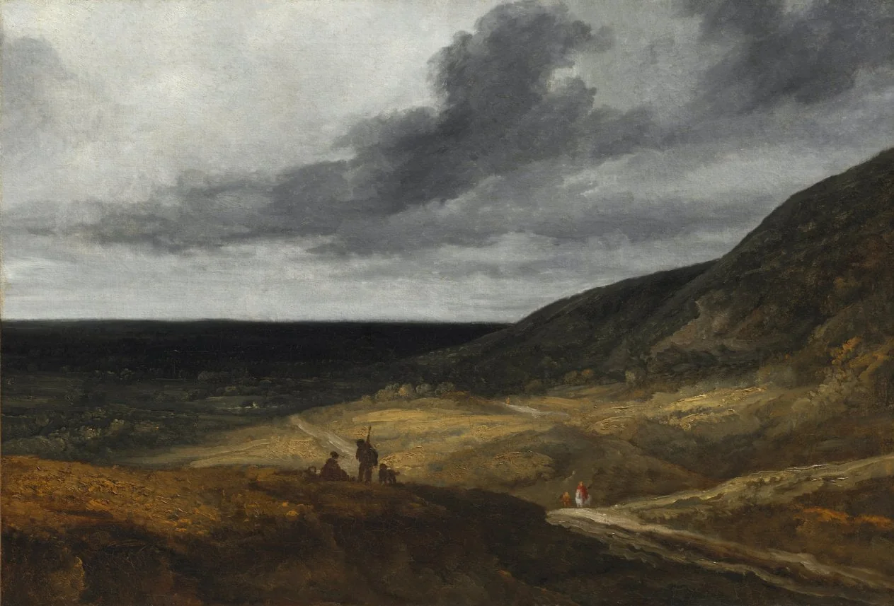 Landscape Near Paris, detail