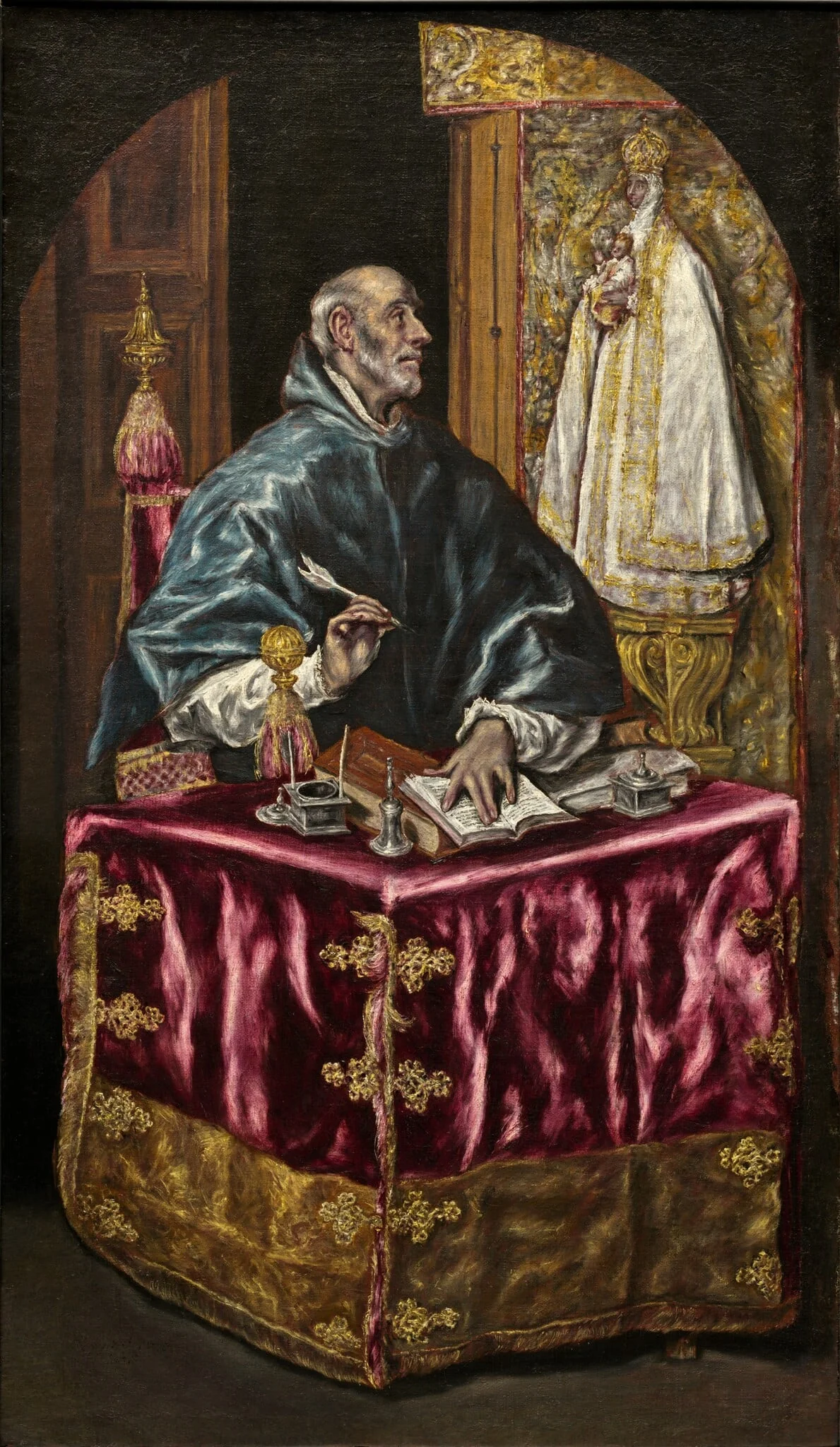 Saint Ildefonso, detail