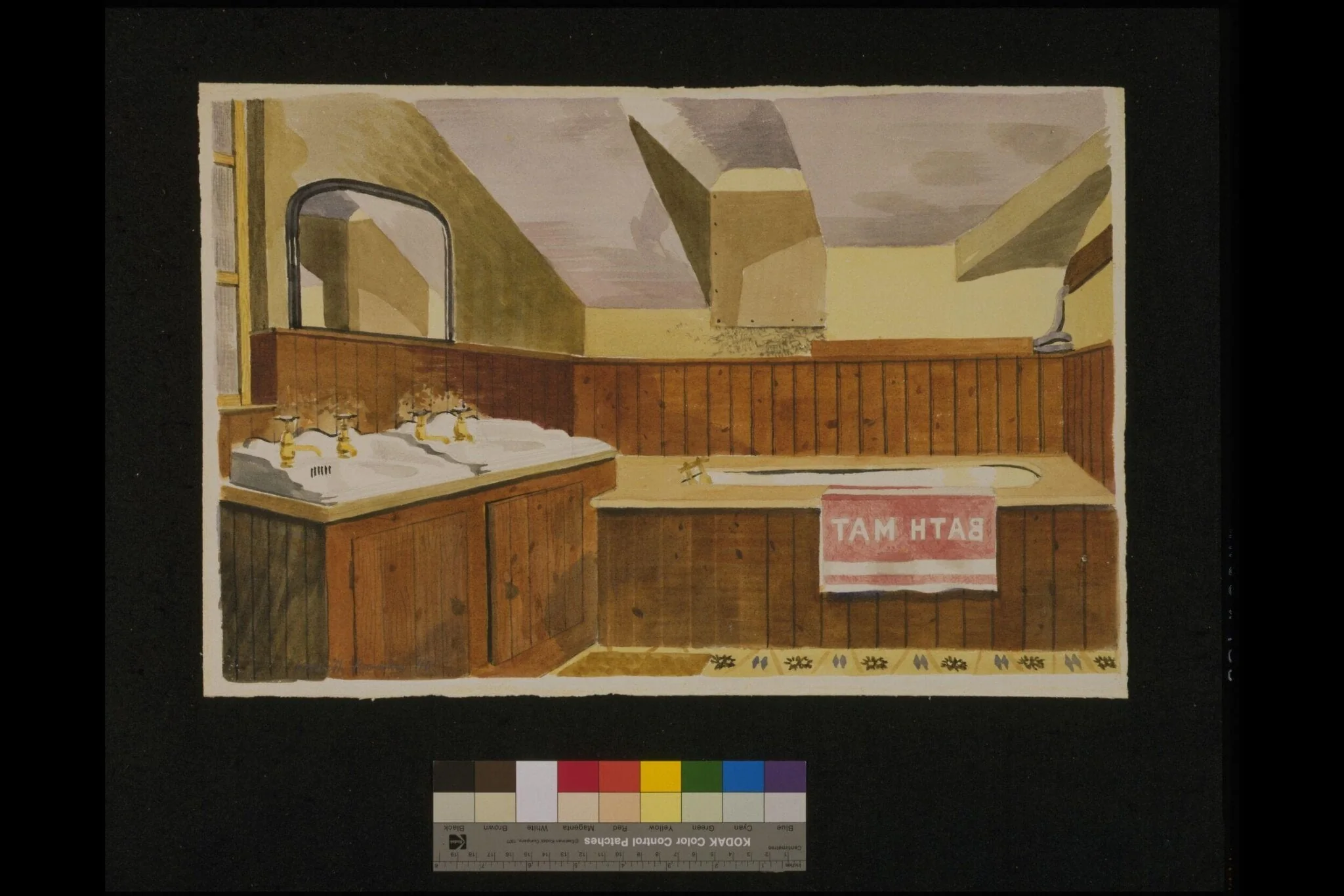 The Bathroom, Ashopton Inn, detail
