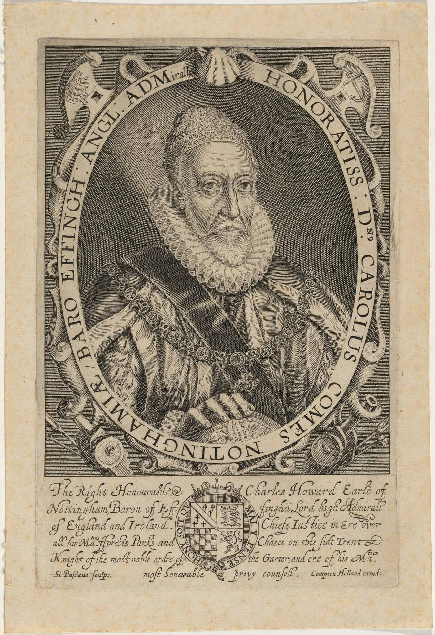Charles Howard, First Earl of Nottingham, detail