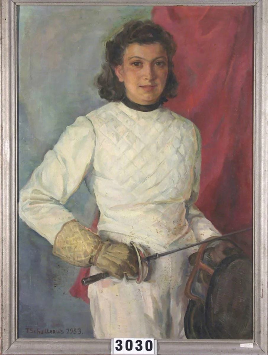 Tânără sportivă, detail