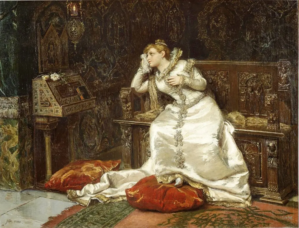 Desdémona, by Antonio Muñoz Degrain, oil, 1894