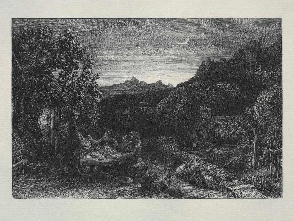 The Homeward Star, by Samuel Palmer