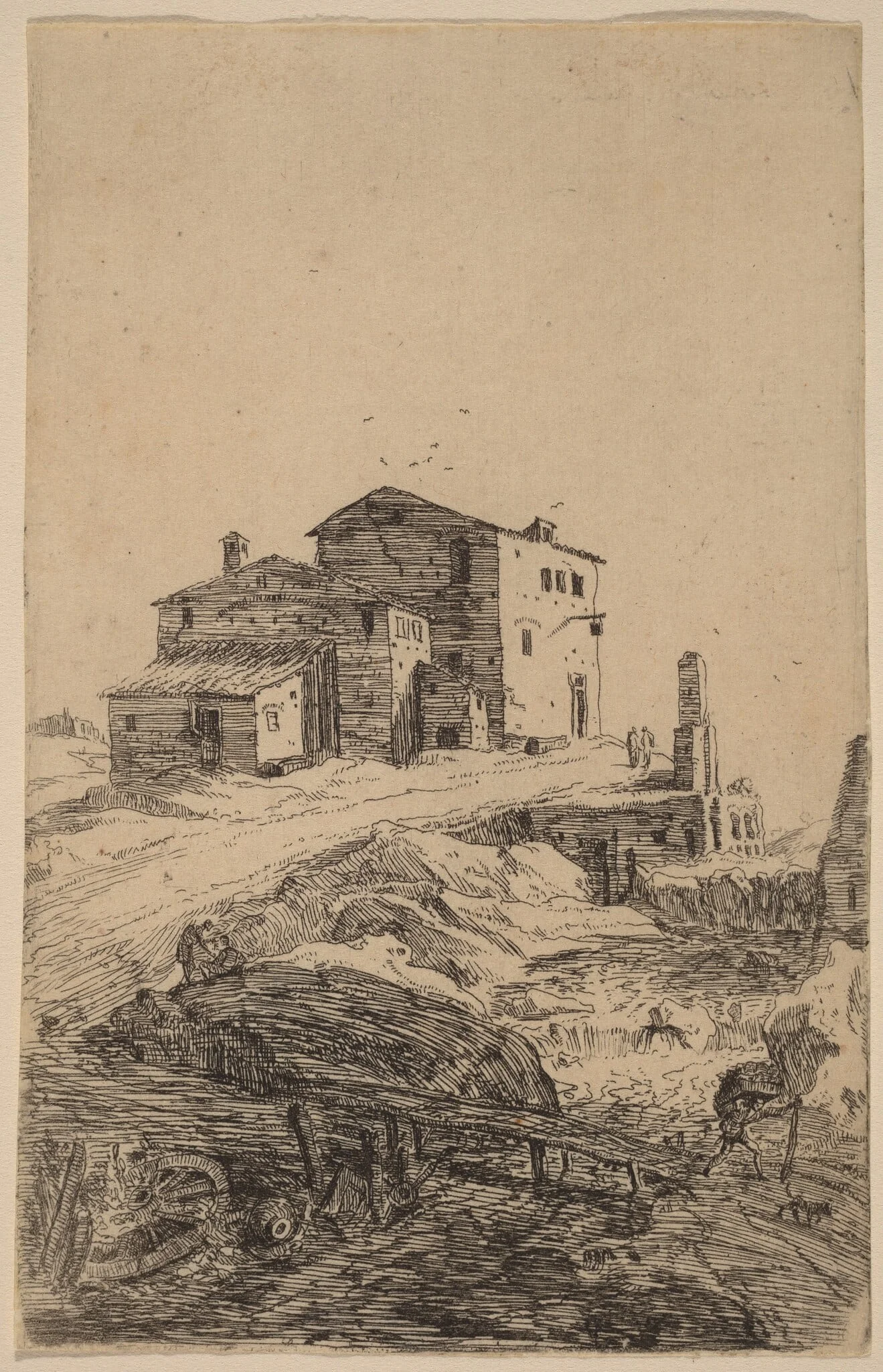 The Inn near Prima Porta, detail