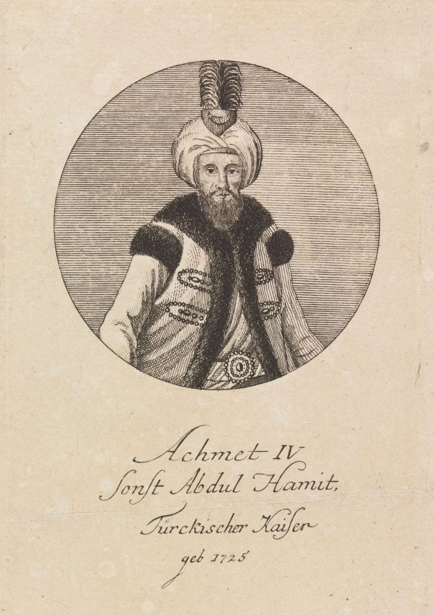Turkish sultans, sultanas and other historical figures, detail