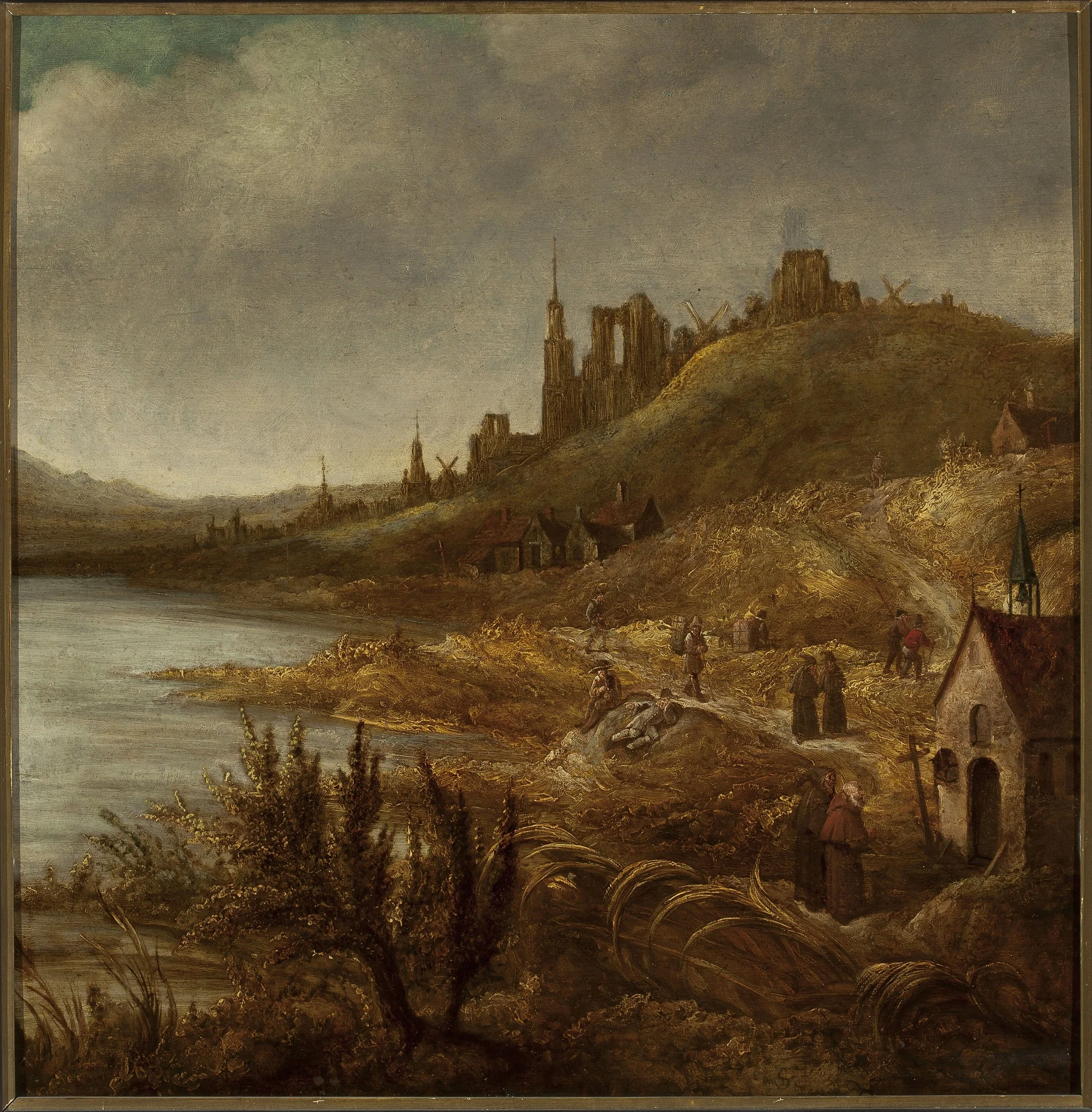 Monastic landscape, detail
