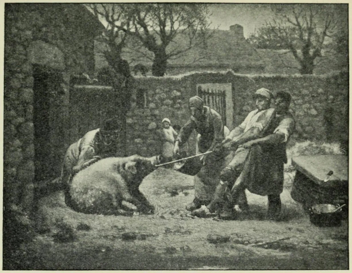 The Pig-Killers, detail