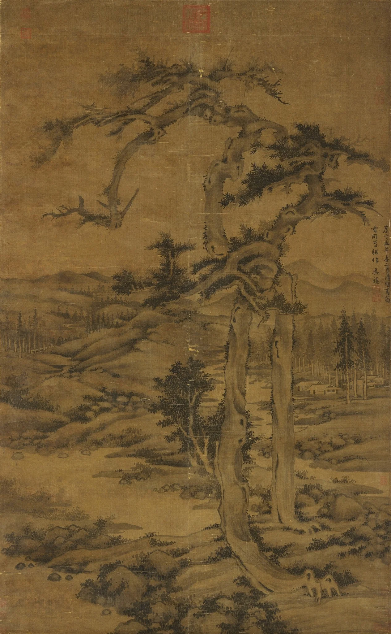 Twin Pines, detail