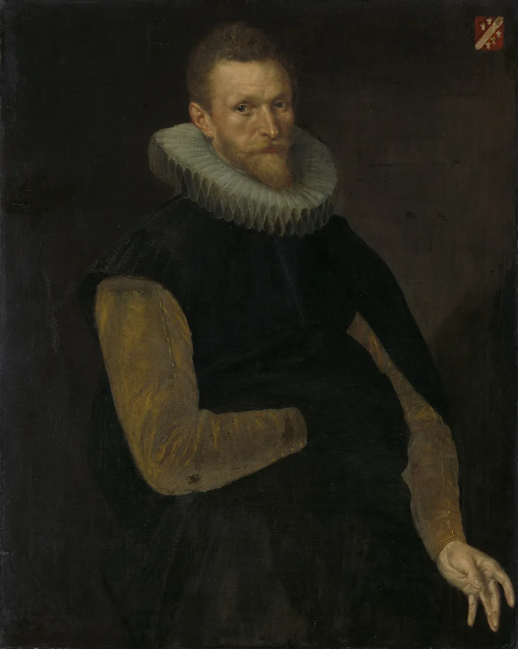 Portrait of Jacob Cornelisz Banjaert, called van Neck (1564-1638). Admiral & mayor of Amsterdam, by Cornelis Ketel, oil, 1605