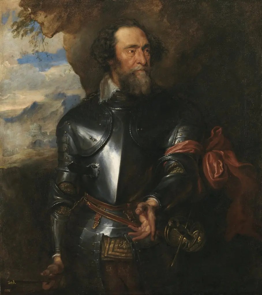 Count Hendrik van den Bergh, by Anthony van Dyck, oil, 1628