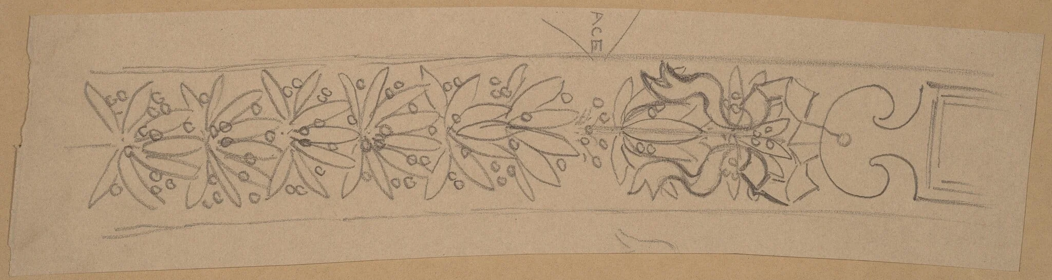 Study for a Border Design, detail