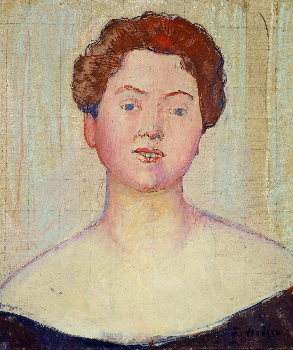 Bildnis einer Unbekannten. Wienerin, detail