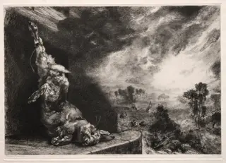 The Large Rabbit, by Félix Bracquemond, 1891
