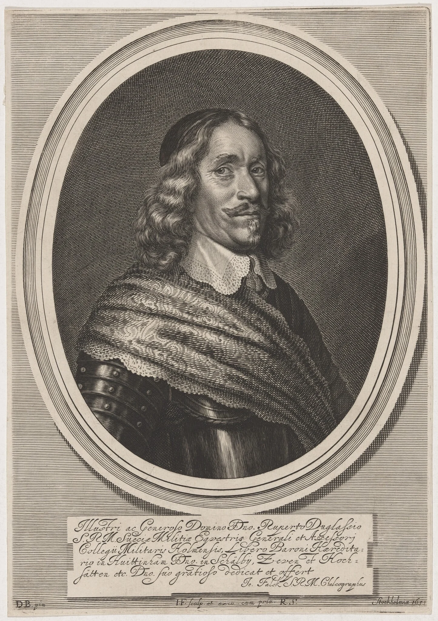 Rupert Duglass, Swedish General, detail