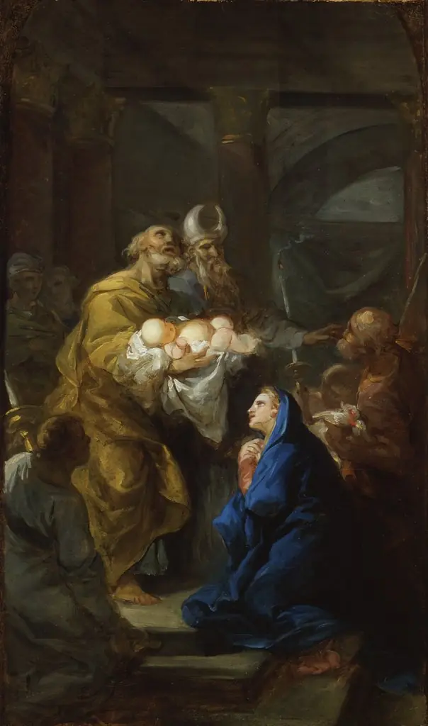 Presentation of Christ in the Temple, by Vicente López Portaña, unspecified, 1745