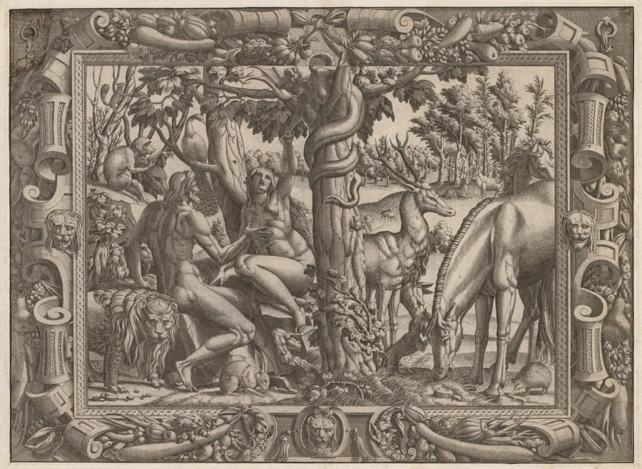 The Temptation of Eve, detail