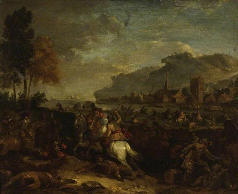 Battle-piece, detail