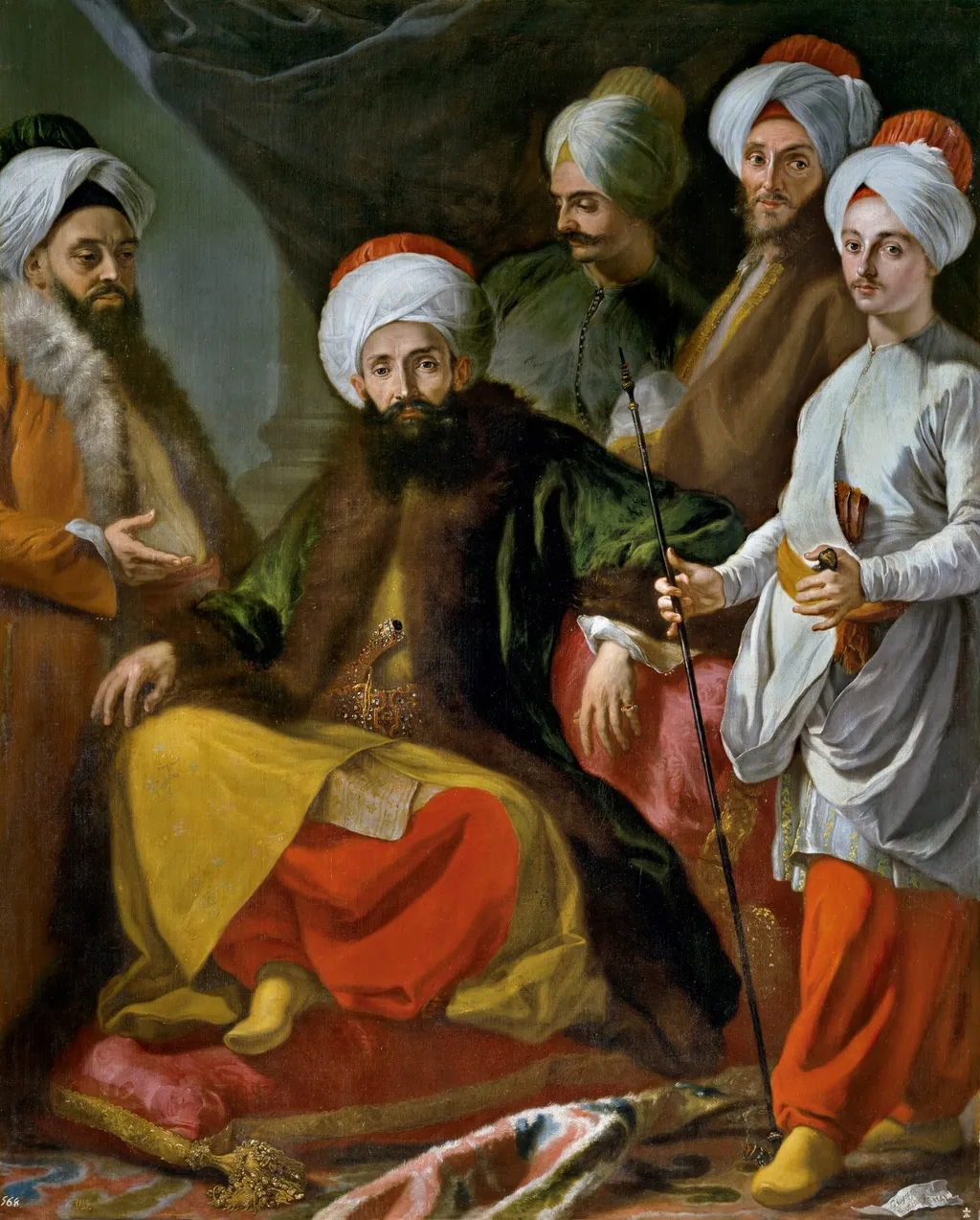 The Turkish Embassy in Naples, by Giuseppe Bonito, oil, 1741