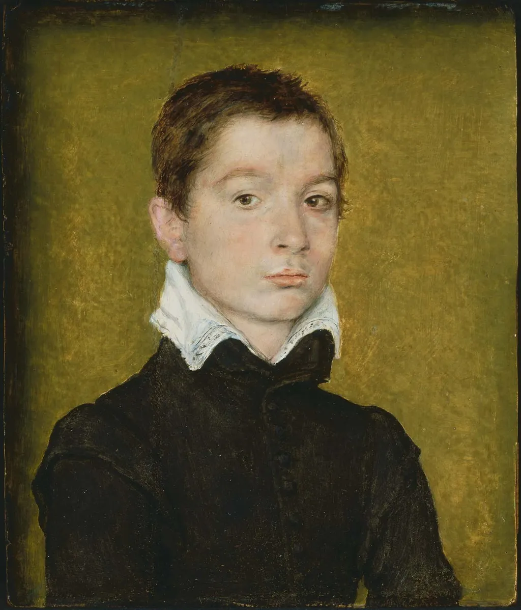Portrait of a Young Man, by Corneille de Lyon, oil, 1550