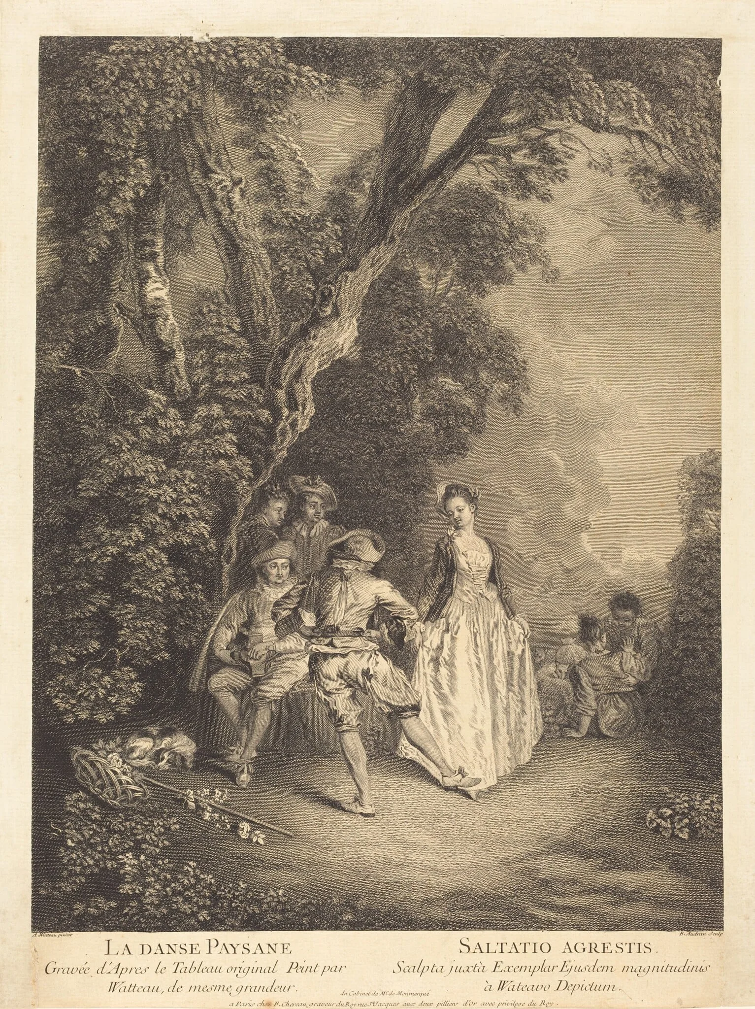 The Peasant Dance, detail