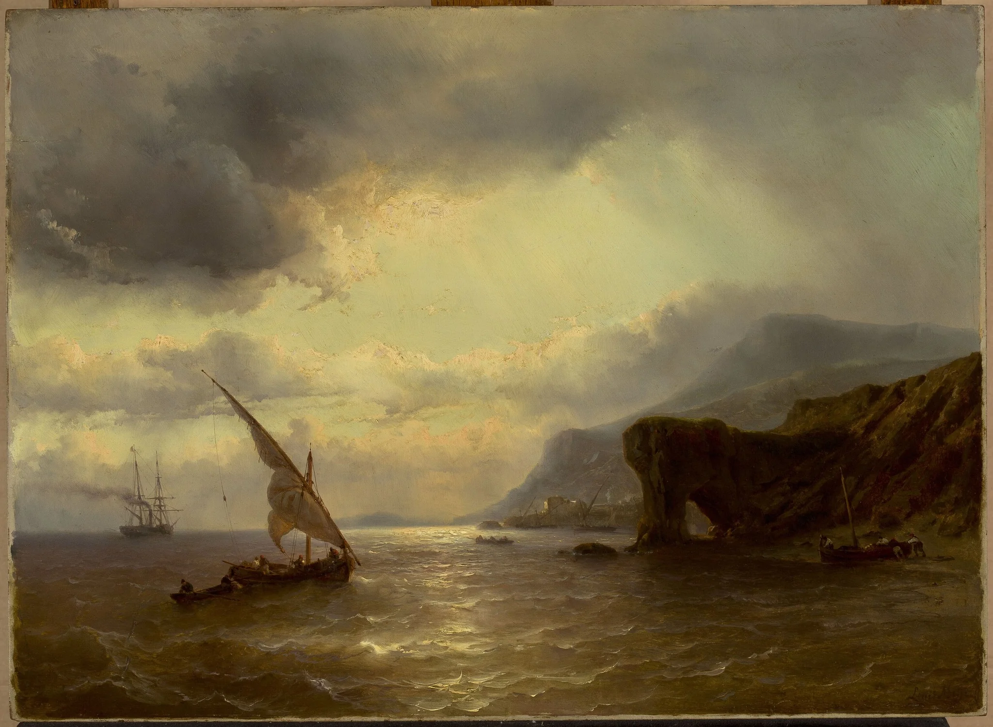 Marine landscape, detail