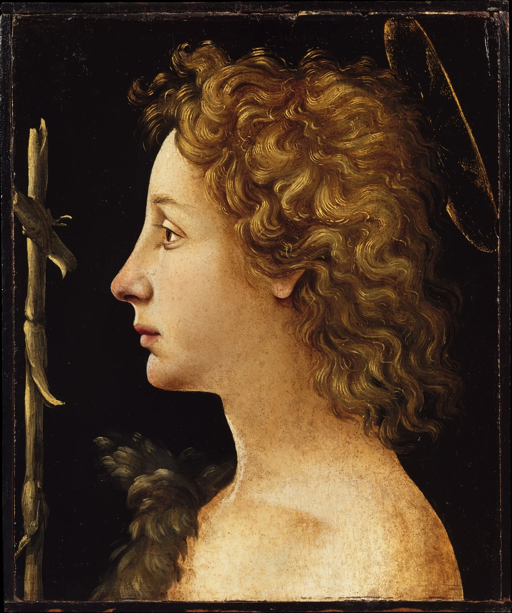 The Young Saint John the Baptist, detail